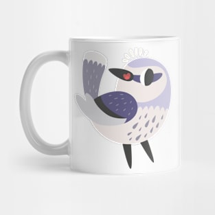 Happy Purple Bird Mug